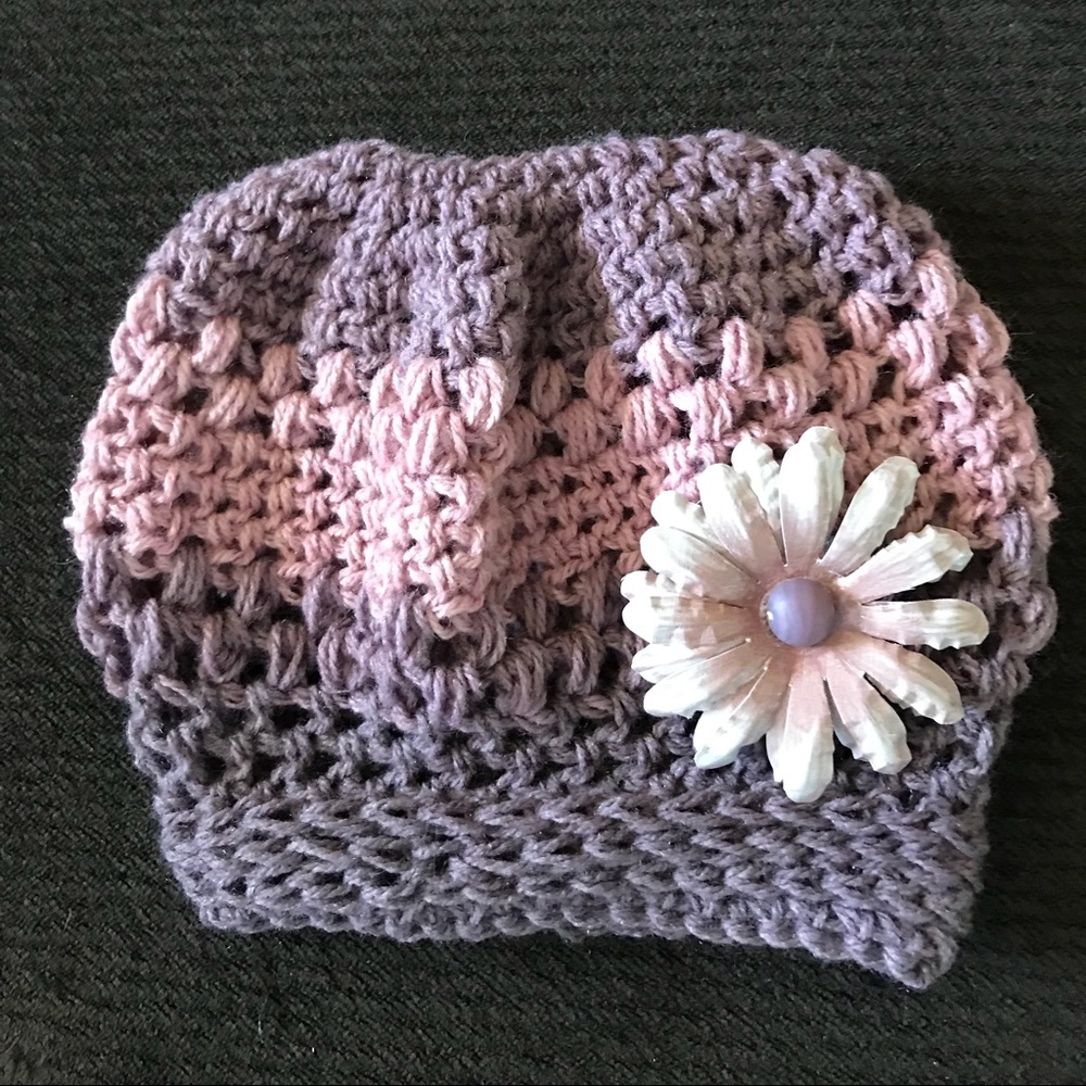 Messy Bun Beanie